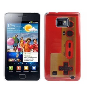 Schutzhlle Hard Case Joystick Style fr Handy Samsung Galaxy S2 i9100 Retro