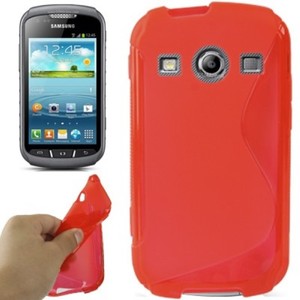S-Line TPU Case fr Samsung Galaxy Xcover2 S7710 rot