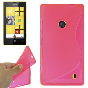 Schutzhlle TPU Case fr Handy Nokia Lumia 520 Pink