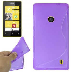 Schutzhlle TPU Case fr Handy Nokia Lumia 520 Lila