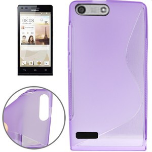 Handy Hlle Schutztasche fr Huawei Ascend P7 mini Violett / Lila