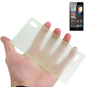 Schutzhlle Case Ultra Dnn 0,3mm fr Handy Huawei Ascend P6 Grn Transparent