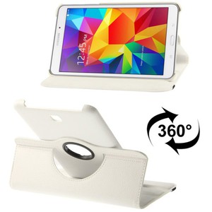 Schutzhlle PU Tablettasche (Flip Quer) fr Samsung Galaxy Tab 4 8.0 SM-T330 Wei