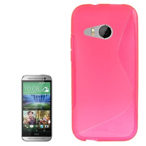 Handyhlle TPU-Schutzhlle fr HTC One mini 2 Pink