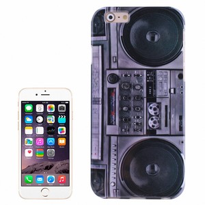 Schutzhlle Handytasche Etuis TPU fr Handy Apple iPhone 6 Plus Motiv Retro Radio