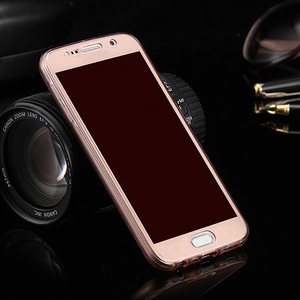 Crystal Case Hlle fr Samsung Galaxy E5 Pink Rahmen Full Body
