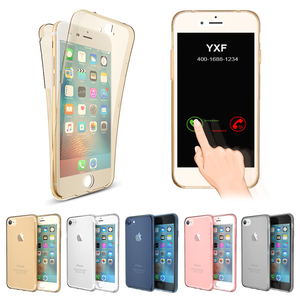 Full TPU Case fr Apple iPhone Schutz Hlle Case Handy Tasche Transparent Cover