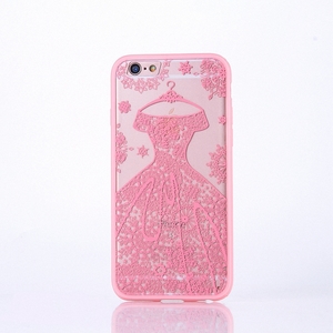 Handy Hlle Mandala fr Apple iPhone 6 / 6s Design Case Schutzhlle Motiv Kleid Cover Tasche Bumper Rosa