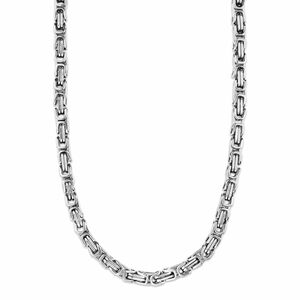 5 mm Knigskette Armband Herrenkette Mnner Kette Halskette, 21 cm Silber Edelstahl Ketten 