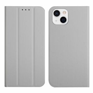 Apple iPhone 13 mini Handyhlle Schutztasche Wallet Cover 360 Case Etuis Grau