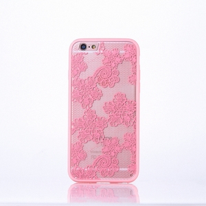 Handy Hlle Mandala fr Apple iPhone 8 Design Case Schutzhlle Motiv Blten Cover Tasche Bumper Rosa