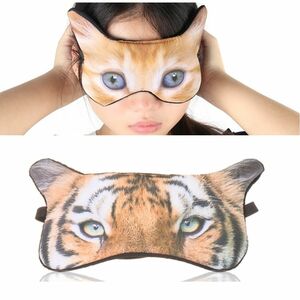 Schlafmaske Schlafbrille Augenmaske Eye Reise Maske Augenbinde Sleep Mask Tiere