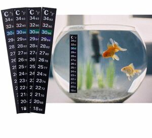 Aquarium Thermometer Temperaturaufkleber Fahrenheit Scale Celsius Temperatur Set