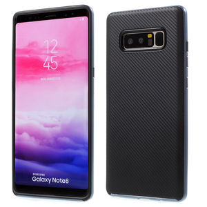 Hybrid Silikon Handy Hlle fr Samsung Galaxy A7 2017 Case Cover Tasche Blau