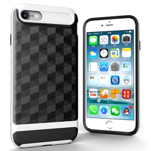 Hlle fr Apple iPhone 7 Backcover Case Handy Schutzhlle - Cover 3D Prisma Design Wei