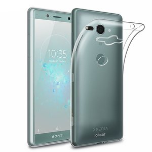 Handy Hlle fr Sony Xperia XZ2 Compact Transparent Smartphone Cover Bumper Schale Etuis