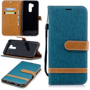 LG G7 Handy Hlle Schutz-Tasche Case Cover Kartenfach Etuis Book-Style Grn