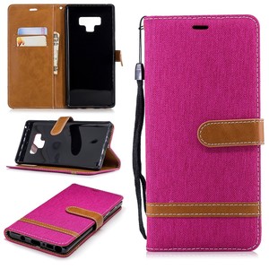 Samsung Galaxy Note 9 Handy Hlle Schutz-Tasche Case Cover Kartenfach Etuis Pink