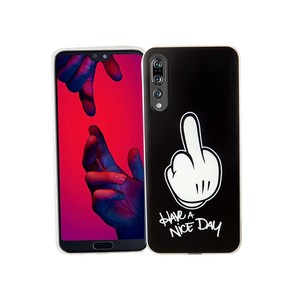Huawei P20 Pro Handy Hlle Schutz-Case Cover Bumper Have a nice day