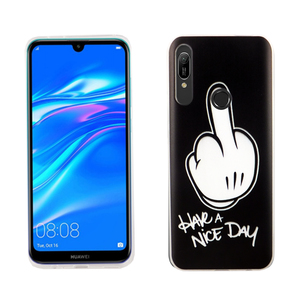 Huawei Y9 Prime 2019 Handy Hlle Schutz-Case Cover Bumper Have a nice day