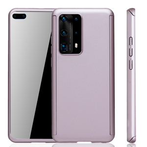 Handyhlle Schutzhlle fr Huawei P40 Pro Full Case Cover Displayschutz 360 Rosa