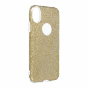 Apple iPhone XR Handyhlle Case Hlle Silikon Glitzer Gold