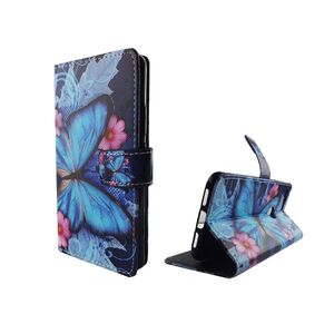  Handyhlle Tasche fr Case Handy Google Pixel XL Blauer Schmetterling