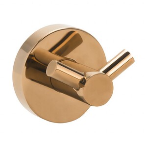 BORAL Doppelkleiderhaken Messing Gold Kupfer poliert 55x55x50 mm fr Bad & Kche >> zum Bohren oder Kleben
