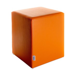 Sitzwrfel Orange Mae: 35 cm x 35 cm x 45 cm