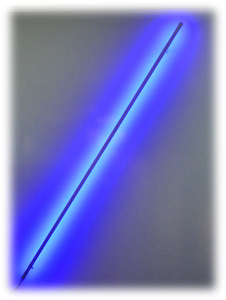 10006 LED Rail-10-Light Design 1 m x 8 x 12 mm Leuchte 9 W Blau