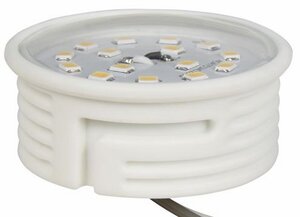 LED Lampe Flat Keramik warm wei 5 Watt 400 Lumen 230 Volt Einbautiefe 23 mm #2487