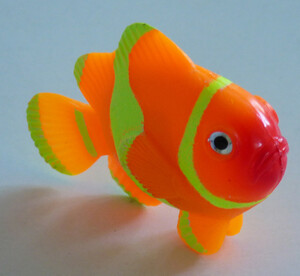 3049 Wassersulen Zubehr Fisch Orange/Gelb 10er Set