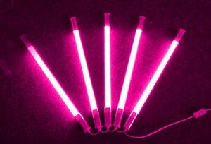 9317 LED Stab Leuchte 5LS 5 x 18 Watt Leuchtstbe a 127 cm pink 
