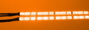 4034 LED Regal Beleuchtung 2 x 0,75 m inklusive Netzteil Lichtfarbe Orange 