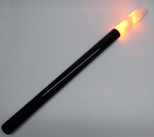 9248 LED Fackel Flamme gro Amber Ein/Aus 630 mm Schwarz