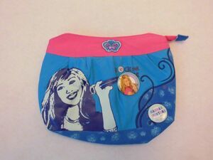 Tasche Handtasche Beutel blau Hannah Montana
