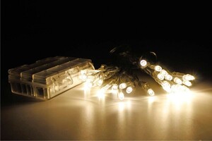 Lichterkette 30 LED batteriebetrieben fr Innen & Auen Lichter Kette mit Timer