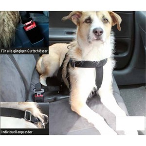 Hunde Sicherheitsgurt 60-75cm Anschnallgurt Verbindungsgurt Auto Sicherheitsgurt