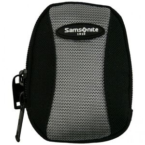 Kameratasche Samsonite Safaga ca. 10,5 x 8x 3,5 cm 40C schwarz/silber Fototasche