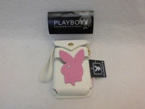 Playboy Handytasche Schutzhlle wei bunny pink 65 x 110 x 30 mm