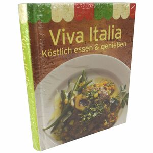 Viva Italia Kochbuch im Mini-Format gebundene Ausgabe in Deutsch Fleisch Fisch
