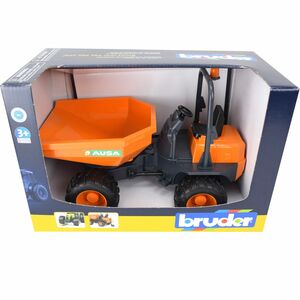 Bruder 02449 AUSA Minidumper Kipper Baufahrzeug Radlader Baustelle Spielzeug 