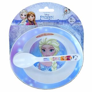 Mikrowellengeschirr 2tlg. Disney Frozen Geschenkset Baby Anna & Elsa Schssel