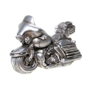 Spardose Sparbchse Motorrad Bike Chopper Dekoobjekt Figur Skulptur Statue aus