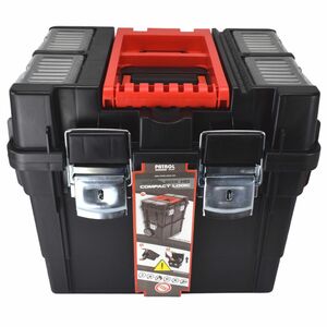 Werkzeugkoffer Box mit Rollen Kunststoff 45x35x64,5cm 10 Fcher Werkzeugkasten 