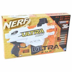 NERF Ultra AMP motorisiert bis 36m Reichweite mit 6 Ultra Darts
