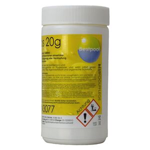 Best Chlor mini Tabs ca. 1 kg Tabletten a 20 g Chlortabletten schnelllslich
