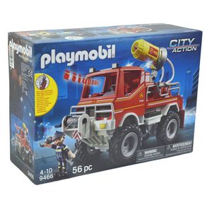 PLAYMOBIL City Action 9466 Feuerwehr-Truck mit Sound und Licht Feuerwehr