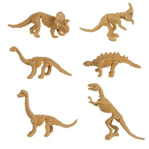 Ausgrabungsset Dinosaurier Skelett ca. 4 x 8 cm verschiedene Modelle Fossilien
