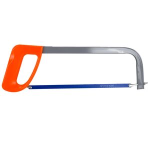 Einfache Metallsge 300 mm in Orange / Grau mit Einspannmglichkeit Handsge